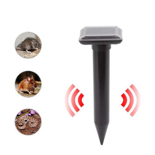 Compact Solar-Powered Snake Repeller 360 Buzzer for Outdoor Use 2