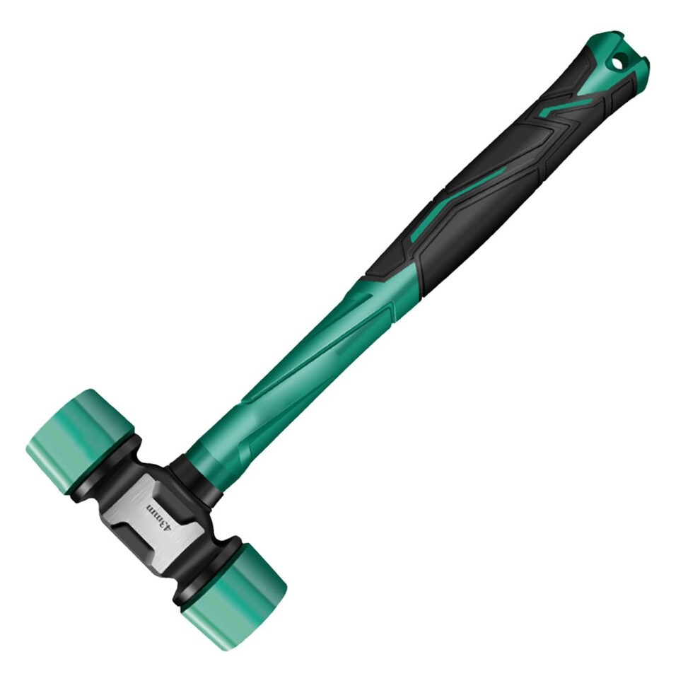 Rubber Hammer Mallet 43mm, Non-Slip Ergonomic Grip Camping Woodworking Tent Stake Hammer, Flooring Installation Tool-image-OPC-PMGYXWX-NEW