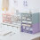 Multi-Layer Stackable Plastic Desktop Drawer Organizer – Purple Striped, 3 Drawers 5