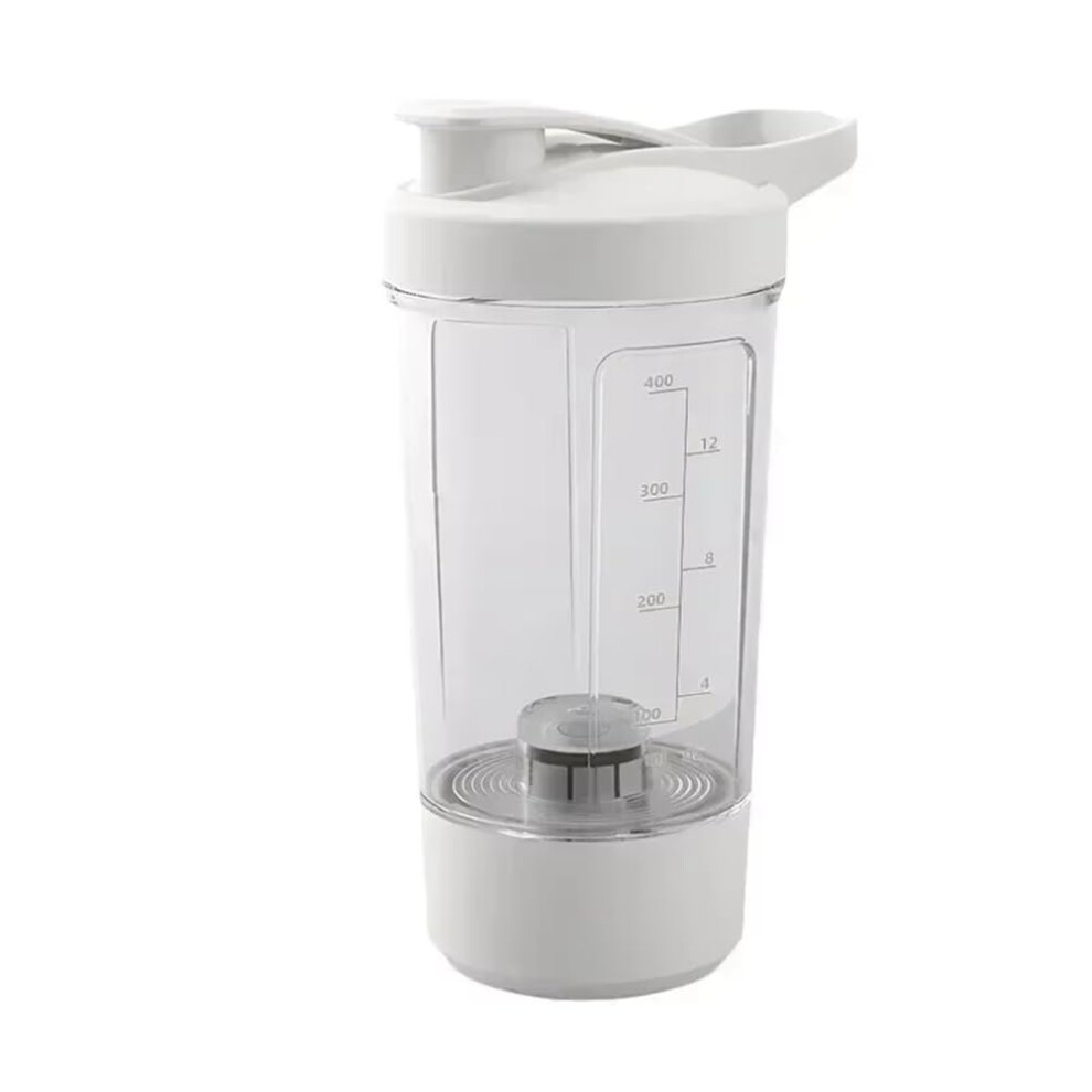 USB Rechargeable Portable Electric Protein Shake Bottle 450ml Capacity Multipurpose Blender Cup For Fitness
