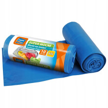 RAVI Müllsäcke Super Strong Blau 60 L 10 Stk