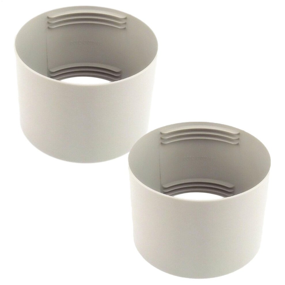 5.1 Inch Portable Air Conditioner Exhaust Hose Coupler 2 Pcs Hose Extension Connector Universal Thread Coupling Adapter 9354506590055
