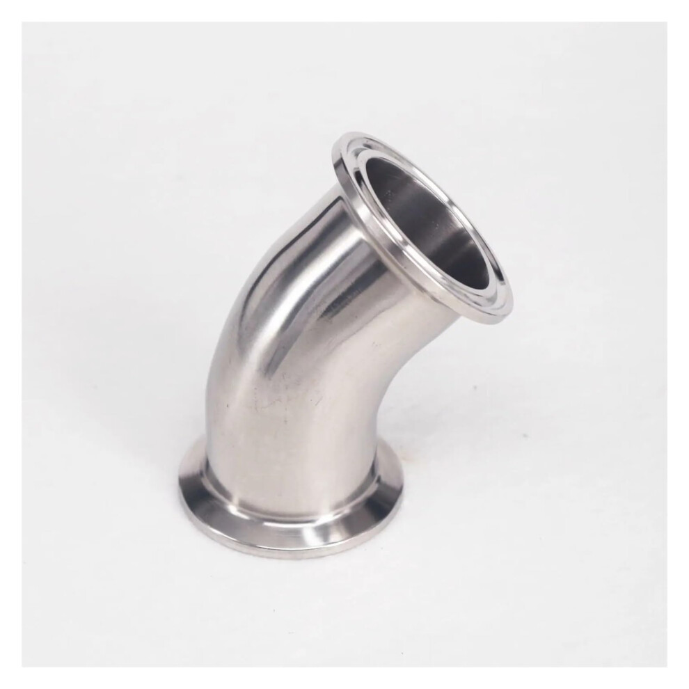 Fit Tube 38Mm O.d Tri Clamp Elbow 1.5In Ferrule O.d 50.5Mm 304 Stainless Steel 45 Degree Pipe Fitting 9393856692118