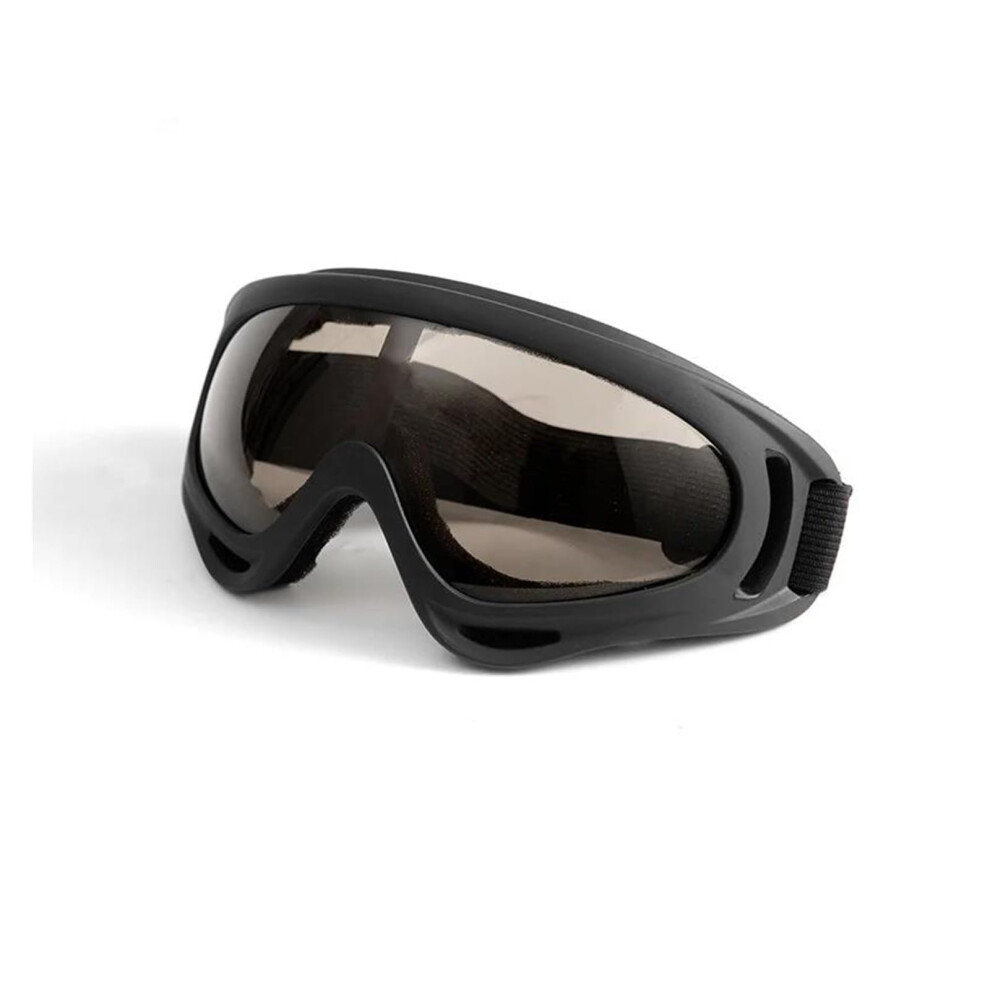 Dirt Bike Goggles Windproof Uv Protection Sandproof Lens Outdoor Cycling Glasses Brown 9084446669565