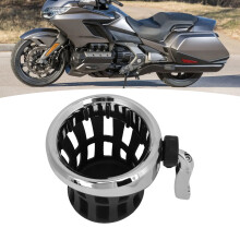 Lightweight Aluminum Motorcycle Cup Holder for Handlebar Drink Mount 80mm