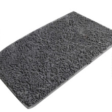 (As show, Purple) Chenille Bath Mat Soft Shaggy And Comfortable Super Absorbent And Thick Non-slipz