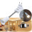 (As show, One size) E27 Eu Plug Socket Adapter With On/off Switch Light Lamp Bulb All Direction 2