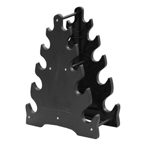Dumbbell Stand with 5 Tiers - Space-saving Organizer Hold 10 1
