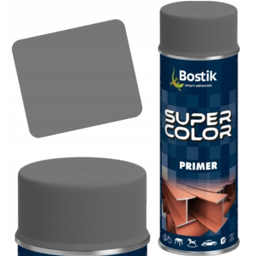 Anti-korrosionsgrå primer Bostik 400ml Spray