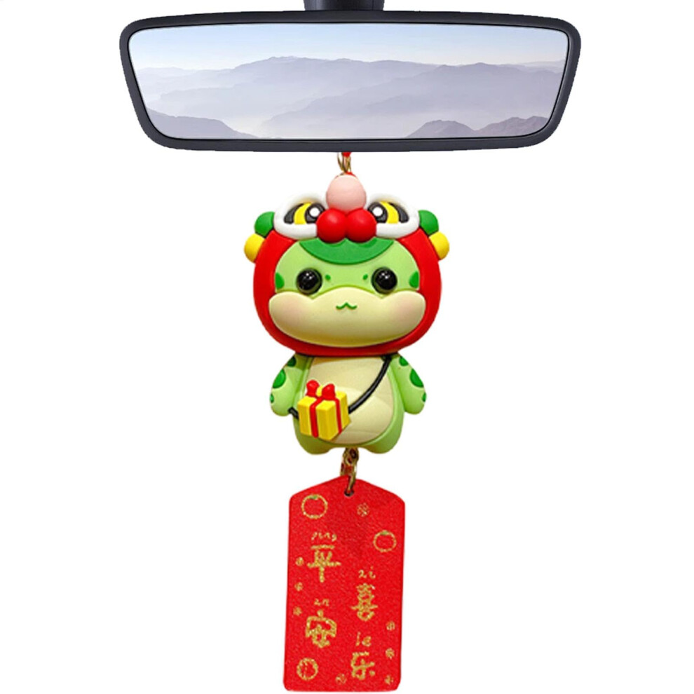 Rearview Ornament Snake Year Mascot Pendant For Vehicle Rearview Mirror Car Hanging Decoration 2025 Year Of The Snake 9067246378455