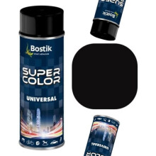 Universal spraymaling 400 ml sort mat 9005