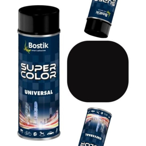 Universal spraymaling 400 ml sort mat 9005
