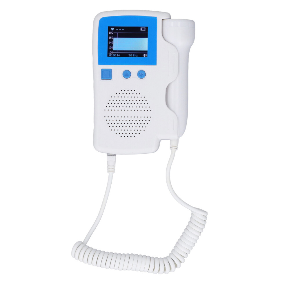 Blue Fetal Heartbeat Monitor Noise Reduction Pregnant Women 3.7V 1000Mah