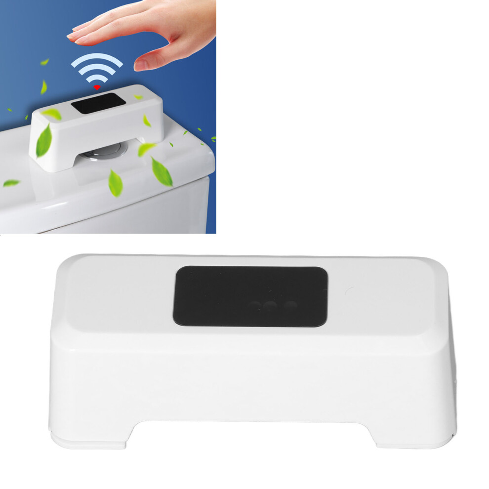 Wireless Touchless Toilet Flusher Infrared Sensor Usb Rechargeable Bathroom 7901356369588
