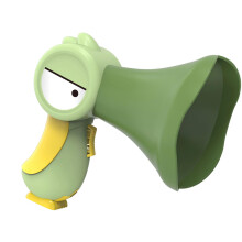 Kids Megaphone Cartoon Bullhorn Green Voice Changer Speaker And Recorder For Family Gatherings Outdoor Toy