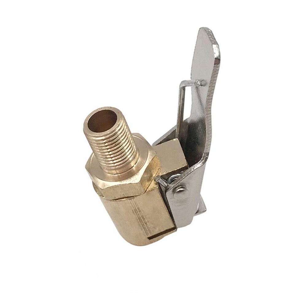 Car Inflator Valve Connector Brass 8Mm Tyre Valve Adapter Clip-On Air Chuck For Car Tyre 9393856693351
