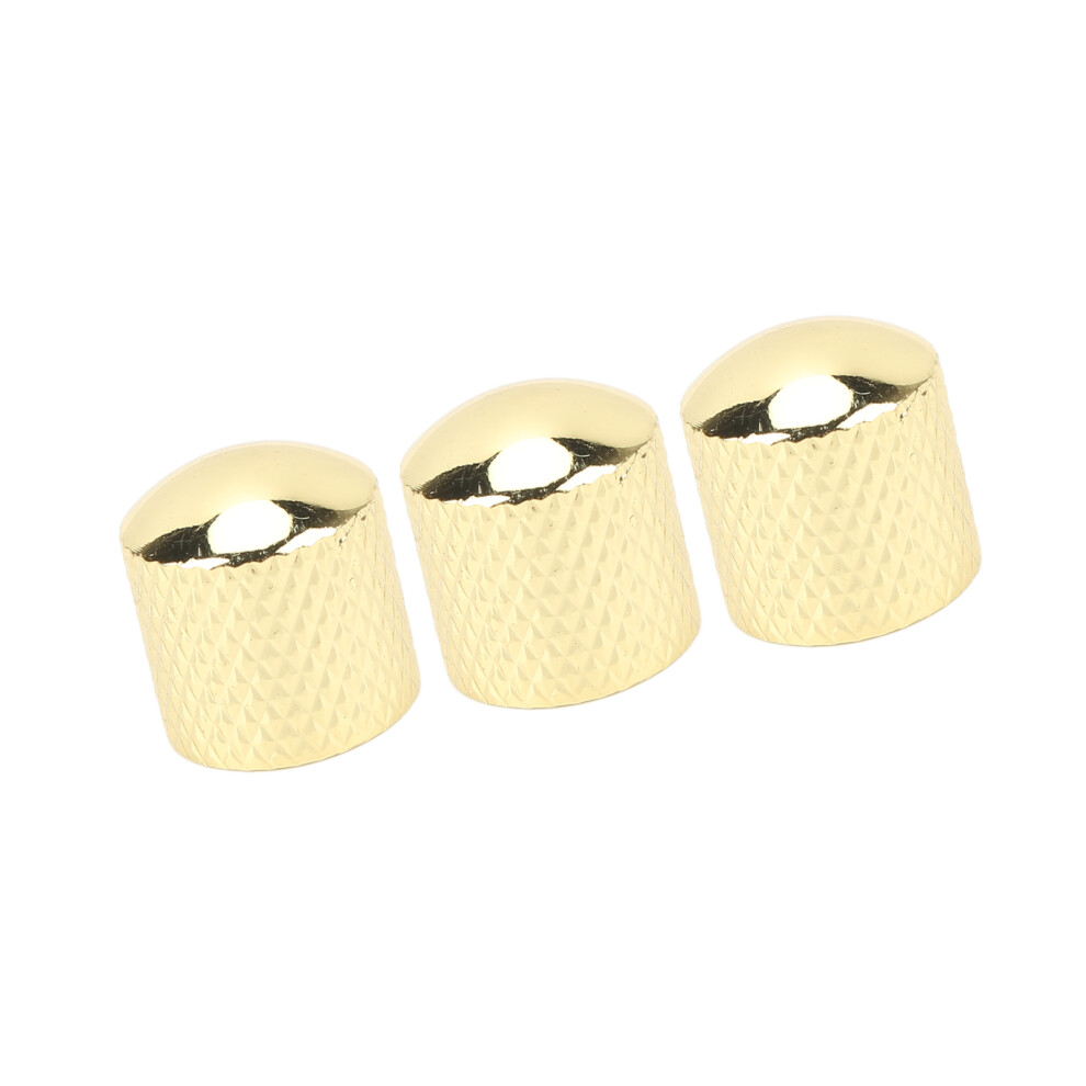 3 Pcs Metal Guitar Knob Set Universal Electric Guitar Potentiometer Replacement Gold-image-OPC-PMGZ6F6-NEW