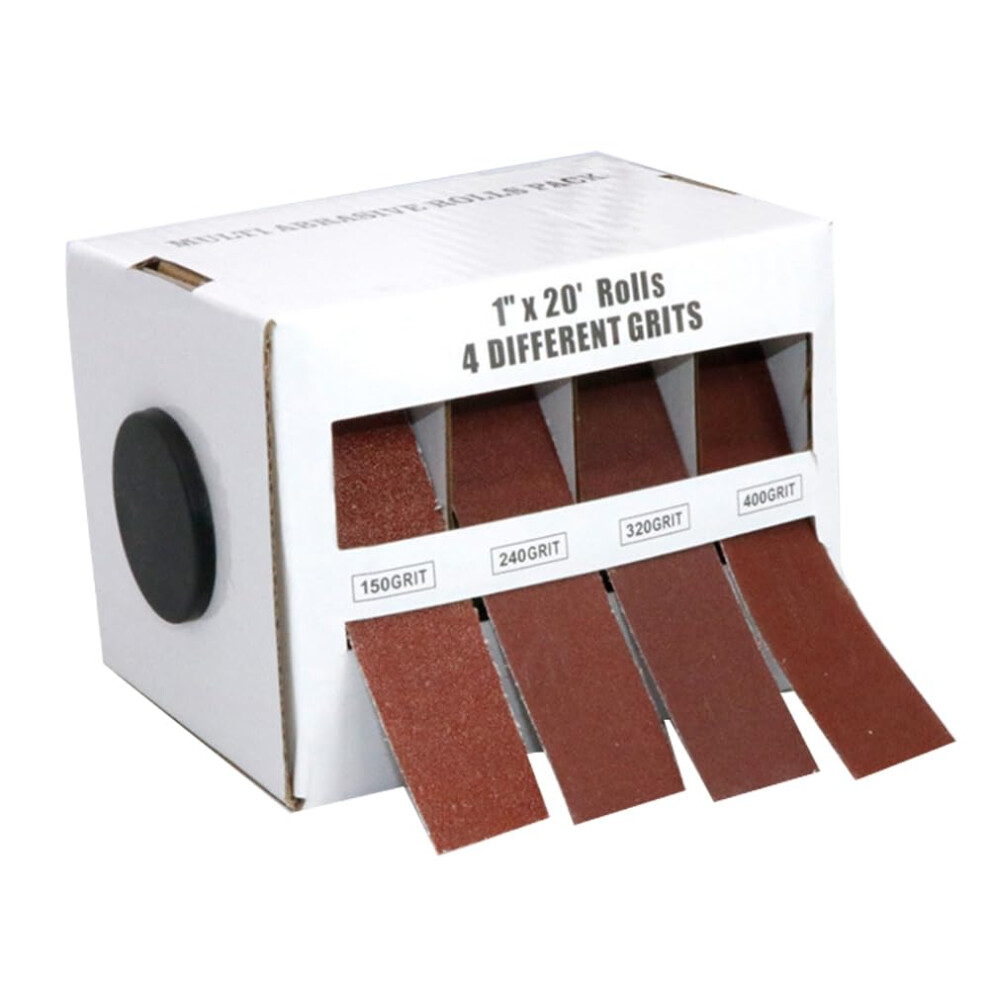 Sandpaper Roll 6 Meter Length, 25Mm Width, Emery Cloth Roll, Grit 150 240 320 400, Polishing Belt 9084446670417