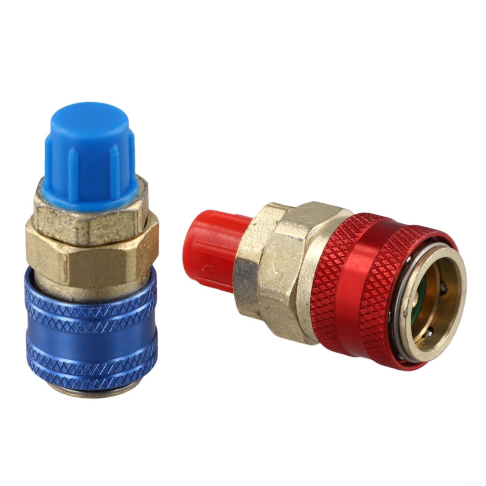 Automotive R134a Fluorinated Quick Connector Car Air Conditioning Repair And Testing Refrigerant Service Port Adapter 9067246379070