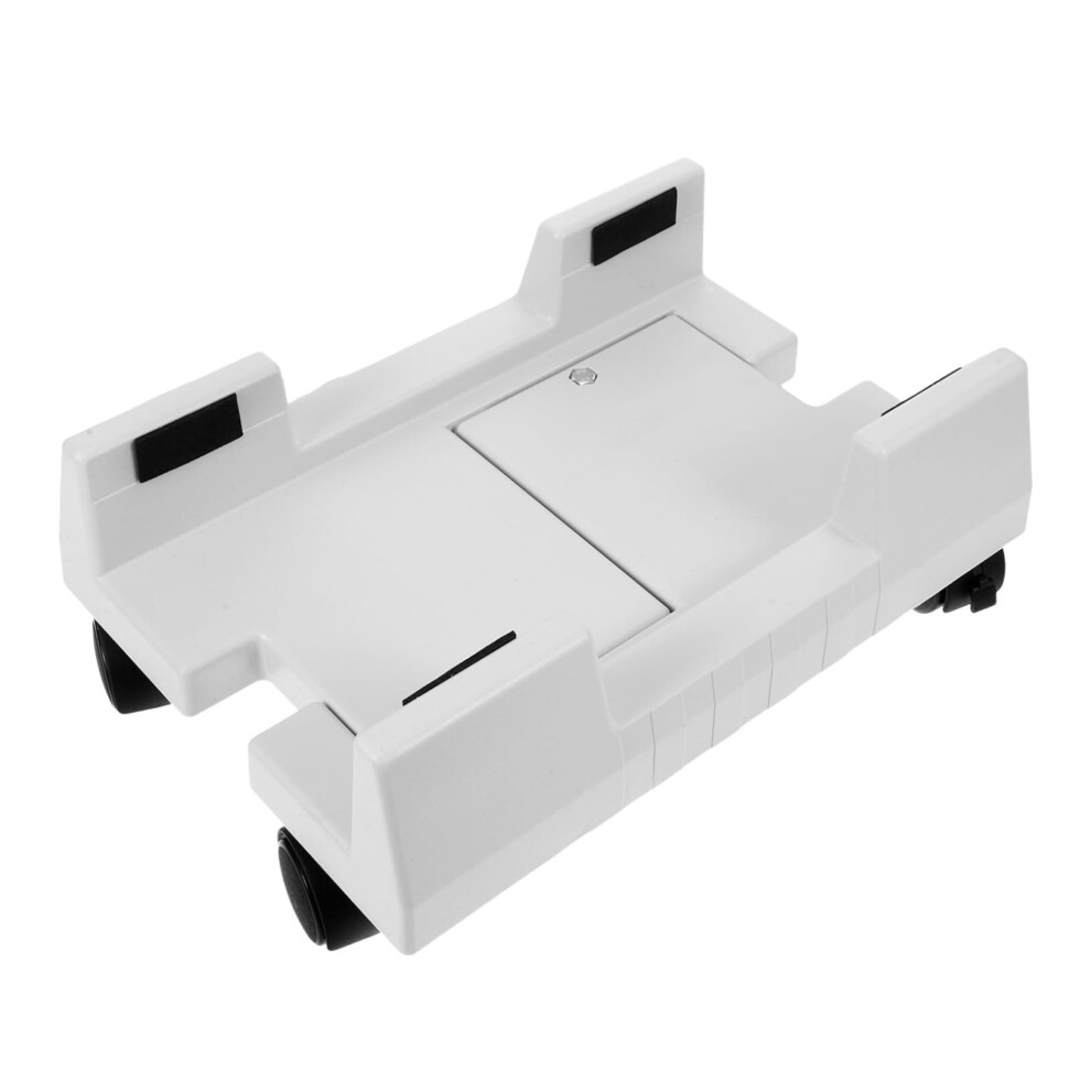 Movable Computer Tower Stand With Wheels, Adjustable Cpu Holder Cart, Stable Desktop Rack, Fit For Home Or Office 9393856693832