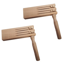 Matraca Wood Noise Maker, Traditional Mexican Rattle, Handheld Wooden Ratchets Instrument, Rattles For Games