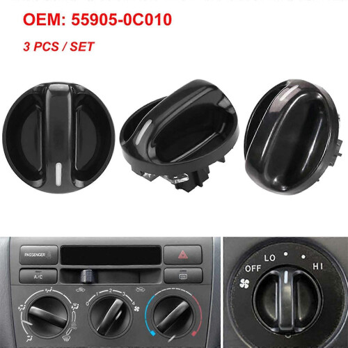 (As show, One size) Air Conditioning Control Panel Knob Button Switch 559050C010g 1