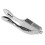 2-in-1 Stainless Steel Garlic Press Dolphin Handle Multipurpose Crusher 10