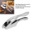 2-in-1 Stainless Steel Garlic Press Dolphin Handle Multipurpose Crusher 12