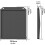 Case Cover Silicone Protective Case For Starlink Mini Dish Antenna White 5