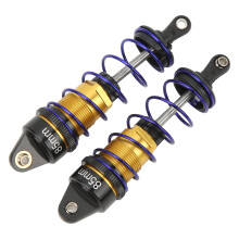 2Pcs Aluminum Adjustable RC Car Shock Absorbers 95mm Gold