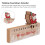 Weihnachts-Tisch-Countdown-Kalender, Holz 7