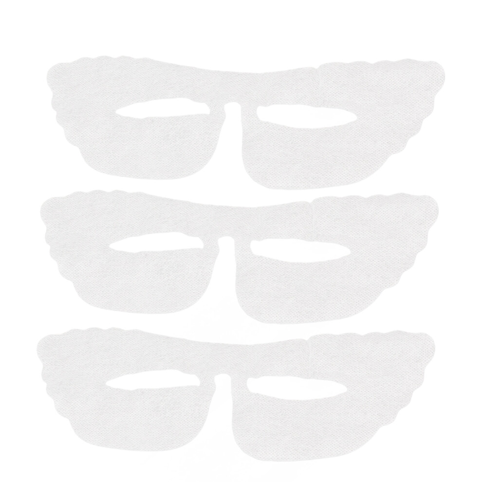 Light 50Pcs Silk Disposable Eye Mask Paper Gentle Breathable Moisturizing