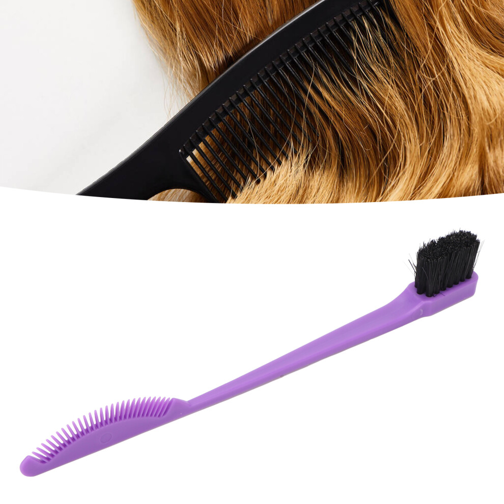 Unisex 5Pcs Dual Edge Nylon Comb Set For Hair & Eyebrows, 2-Sided Multipurpose Tools