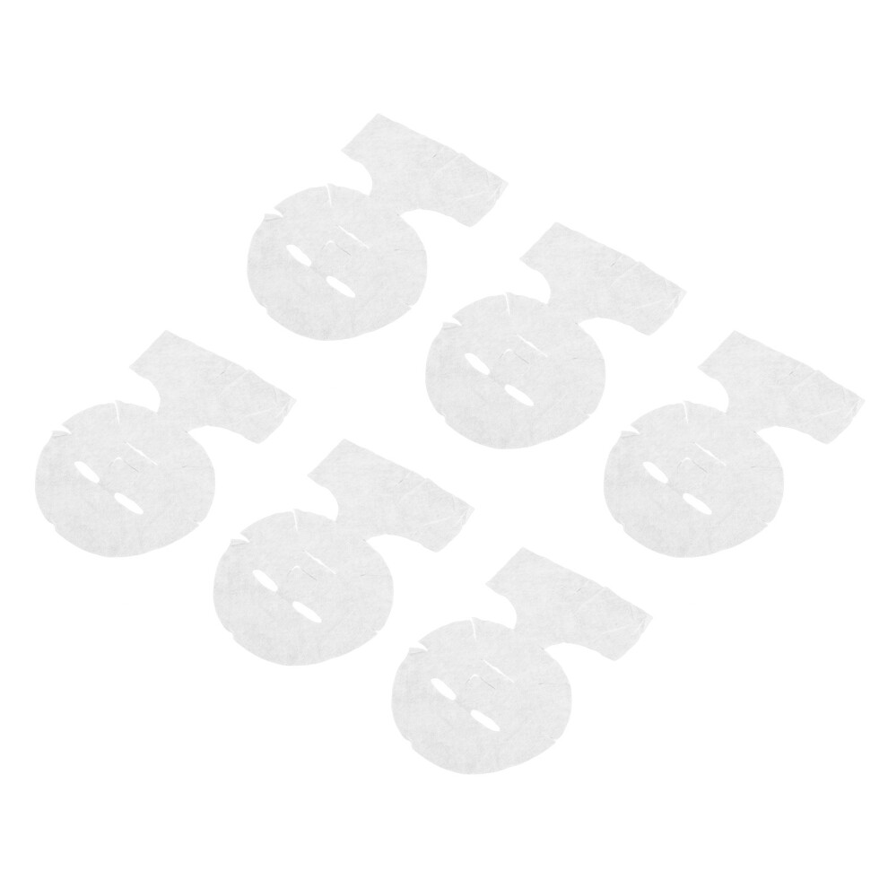 Light 50 Pieces Silk Facial Mask Paper Disposable Neck Sheet For Salons & Spa