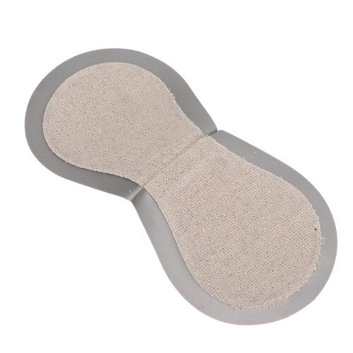 Portable Silver Grey Golf Ball Washer Pouch - Soft Durable Easy Clean 2