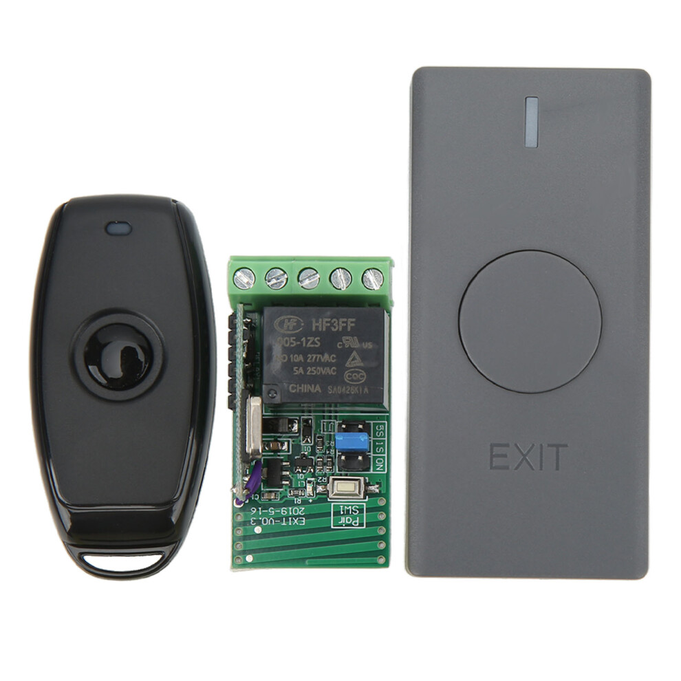 Entrance Wireless Access Control System With Exit Button Remote & Dc 12V Power 3251356380309