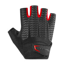 Fietshandschoenen met gel-inzetstukken, maat XXL, zwart en rood.