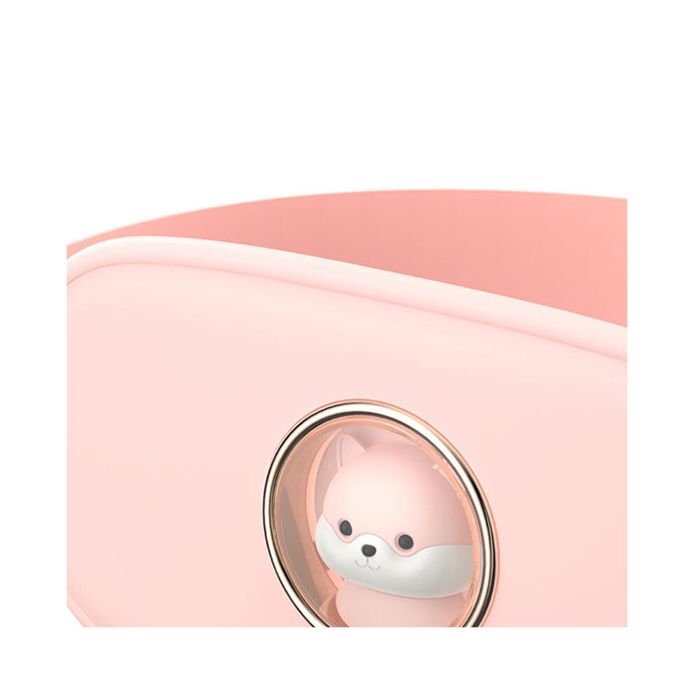 Pink Uterus Heating Belt 4 Gear Vibration Massage Warm Compress