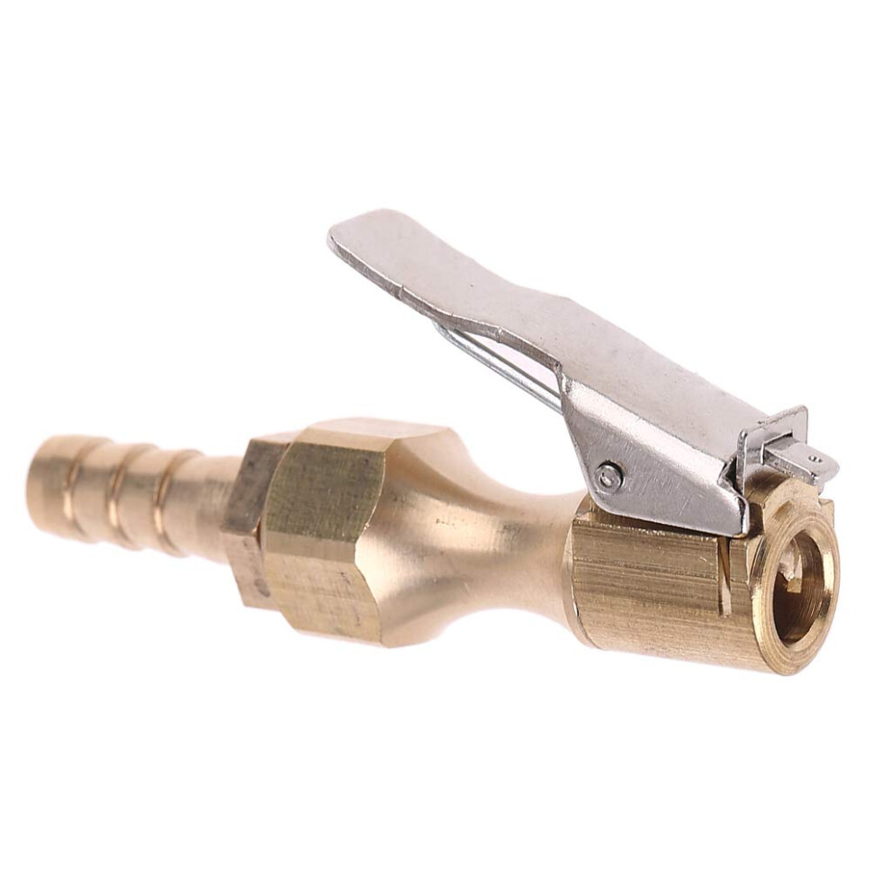 1/4" Lock-On Metal Air Chuck For Air Compressors, Tire Inflator, Inflate Chuck, Clamp Connector 9354506593179
