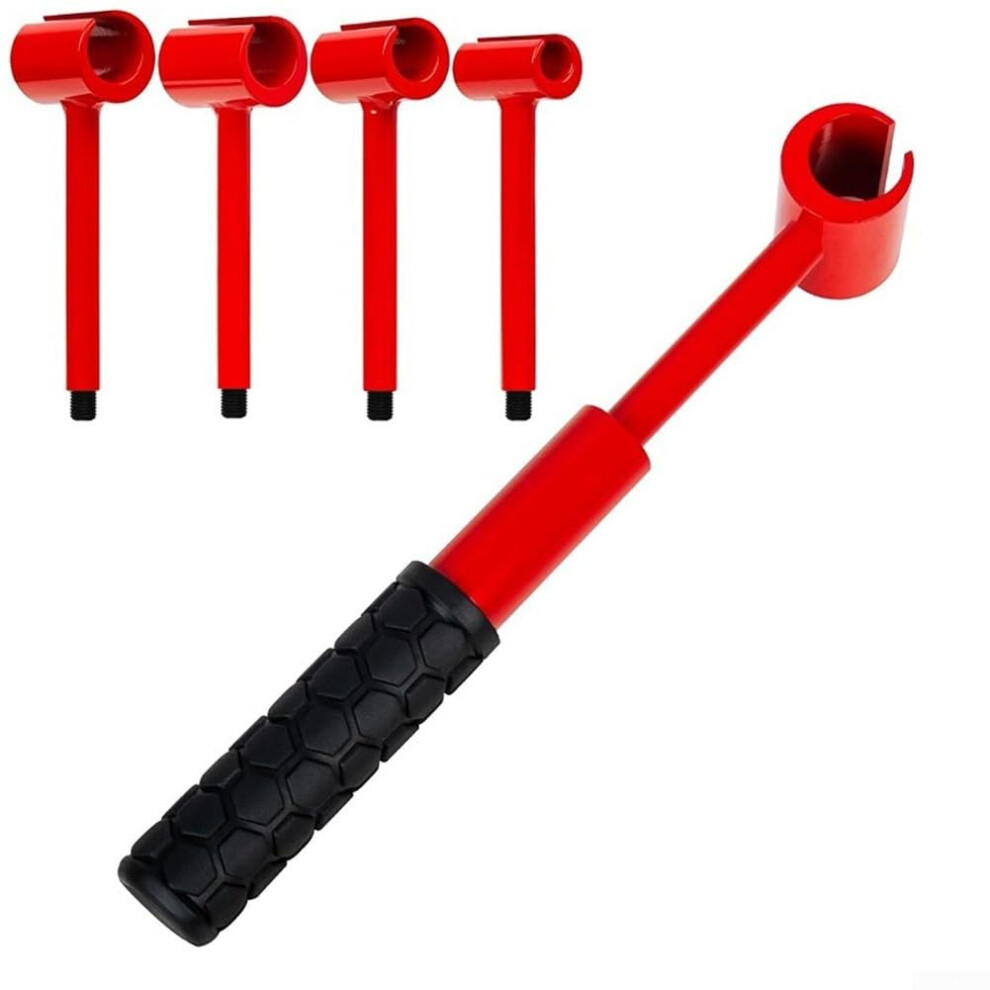 Metal Door Hinge Adjustment Tool 4-In-1 Heavy Duty Wrench Set Hinges Gap Spanner For Residential And Commercial 9393856695867