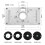 Aluminum Router Table Insert Plate, 234x119mm, 8.3mm Thick 7