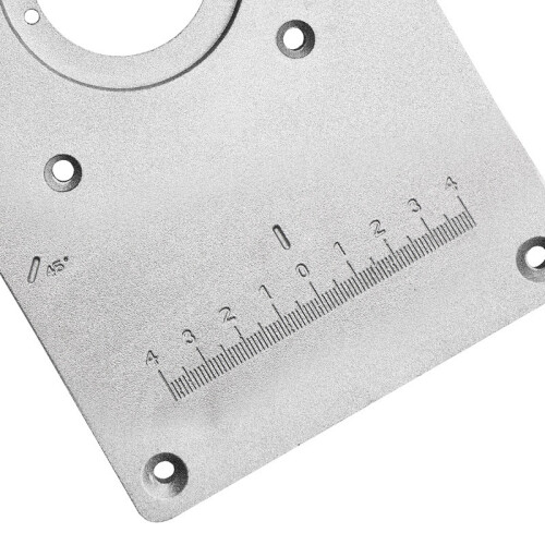 Aluminum Router Table Insert Plate, 234x119mm, 8.3mm Thick 2