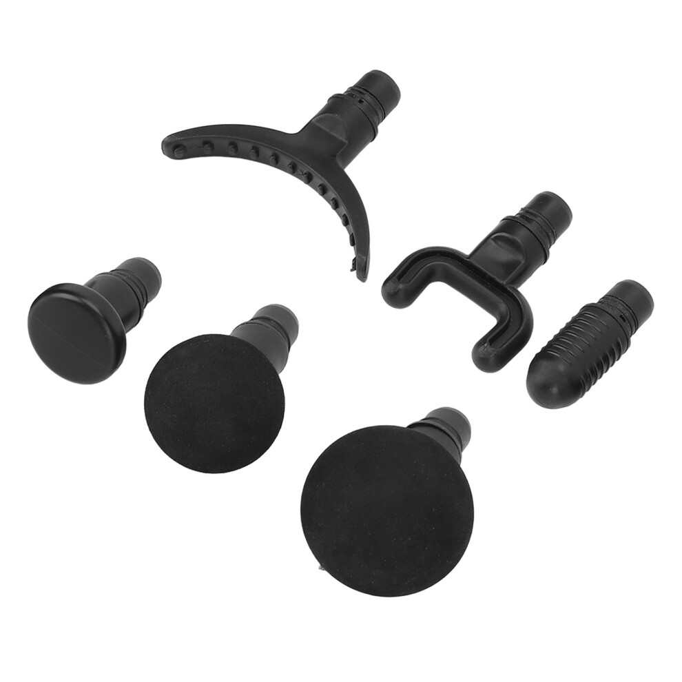 6pcs EVA Deep Tissue Massage Head Set for Muscle Relaxation, 0.7 Inch