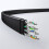 Ugreen flaches LAN Ethernet Cat6, 2 m - Schwarz 7