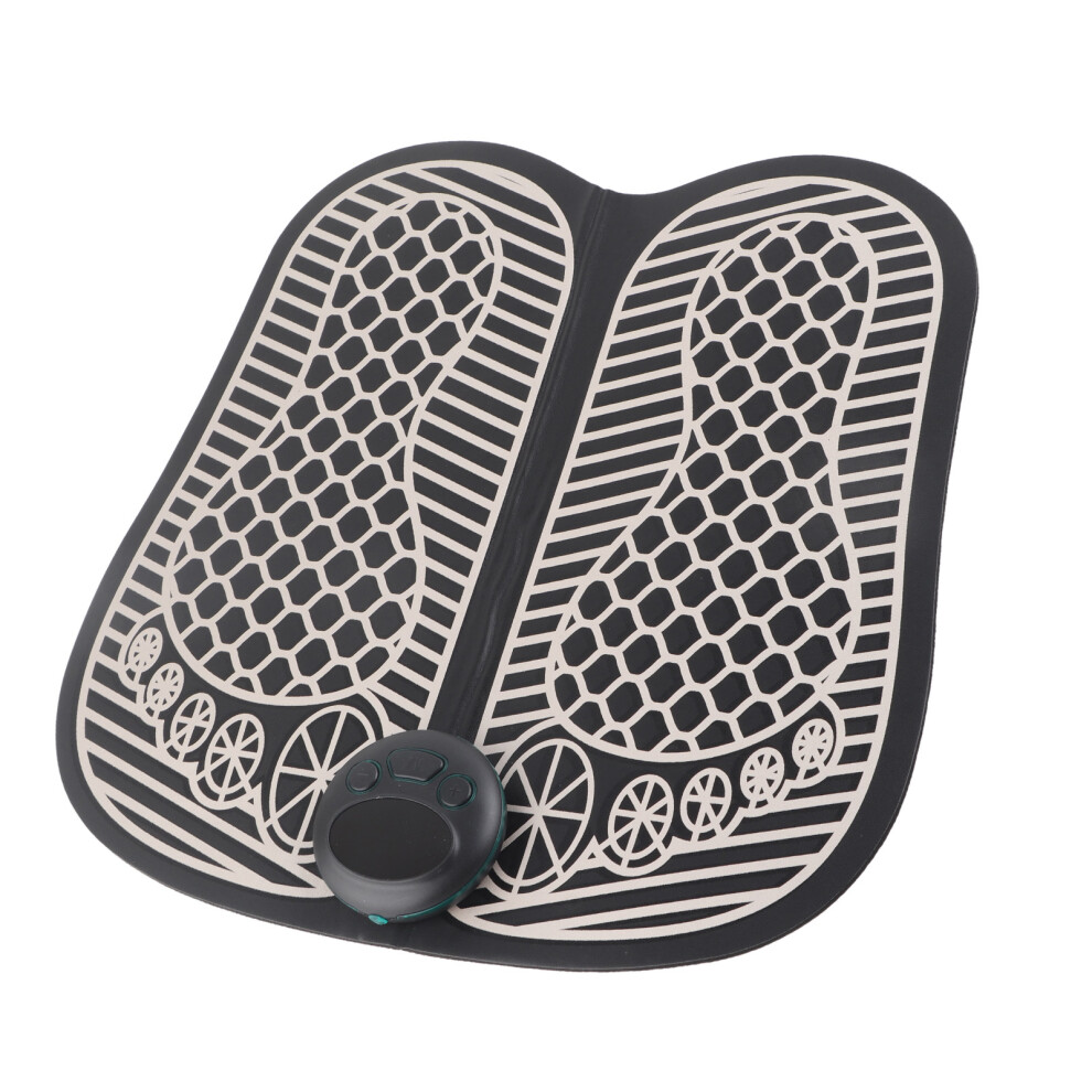 USB Rechargeable Foot Massager Mat - 8 Modes, 19 Strength Levels