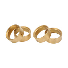 4pcs Brass RC Wheel Weights Beadlock Rings for FMS 1/18 1/24, 43mm Gold