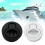 (As show, Black) 2" Round Locking Flush Pull Latch Replacement Plastic For Rv Marine Boat Southco 3