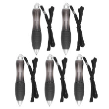 (As show, Green) 5pcs Big Weighted Wide Grip Pens Low Grip Strength Retractable Fat Heavy Weighted Pens For Arthritis Parkinsons