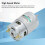 DC24V Mini-Motor 10000 U/min CW CCW Aluminium Messing 3