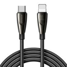 Joyroom USB-C-auf-Lightning-Kabel, Schnellladefunktion (30 W), 1,2 m - Schwarz